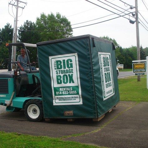 Dropping Big Box Off at Client’s Residence