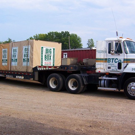 Delivering Big Boxes to Warehouse