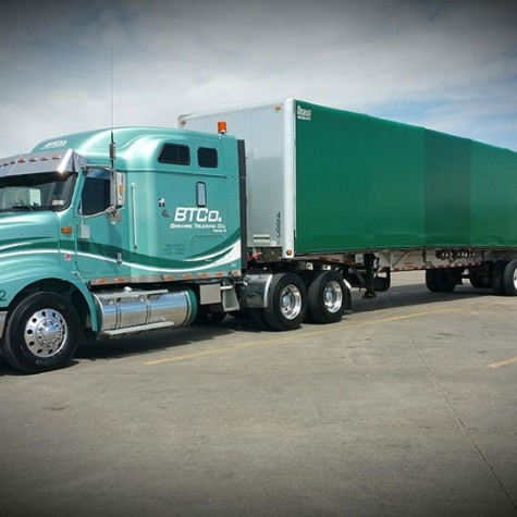 Full Size Shipping Transport Truck